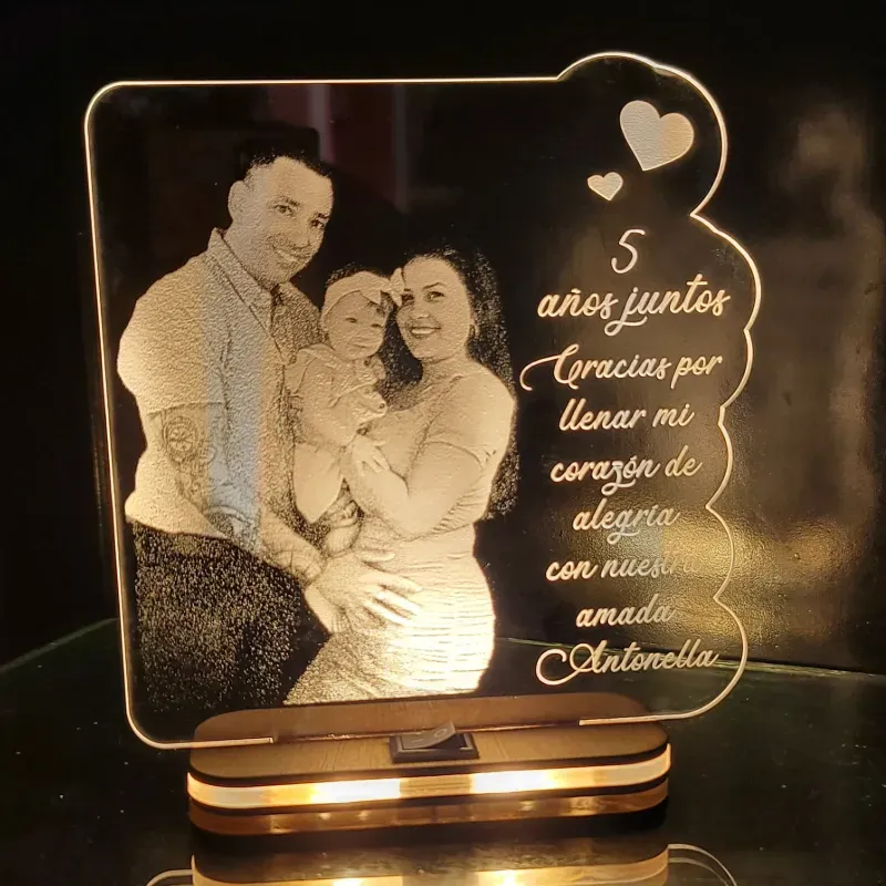 Lámparas personalizadas con fotos 