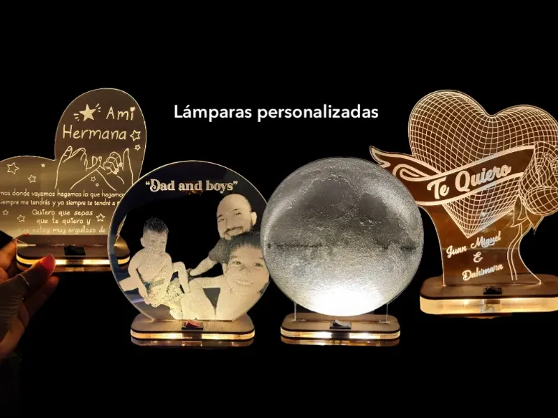 Lámparas personalizadas 