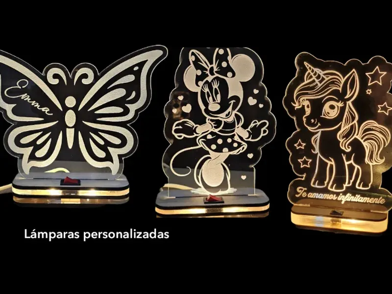 Lámparas personalizadas para niños
