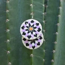 Aretes flor Fantasía 