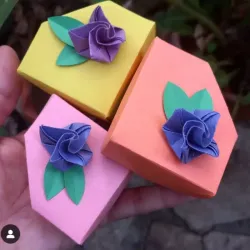 Cajitas origami 