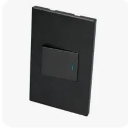 Interruptor sencillo negro (P620N)