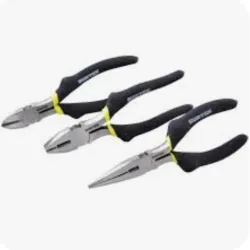 Juego de 3 pinzas de electricidad