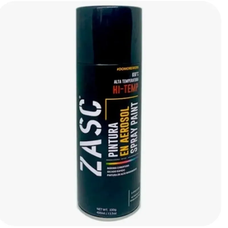 Pintura spray color negro