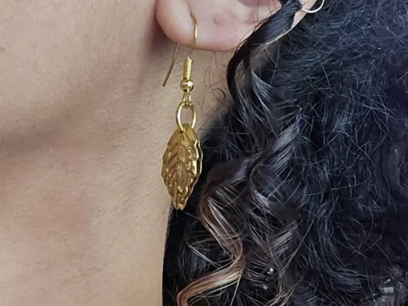 Aretes artesanales 