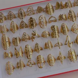 Anillos Dorados Grandes