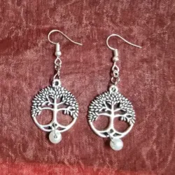 Aretes árbol de vida