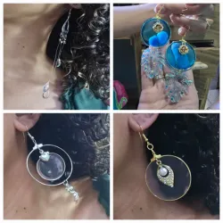Aretes de cristal