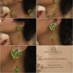 Aretes de Hojas Colgantes