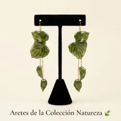 Aretes de Hojas Colgantes
