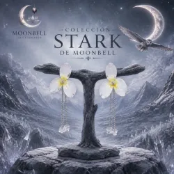 Aretes Stark Blancos