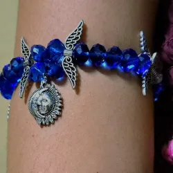 Brazalete azul