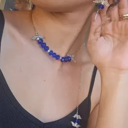 Collar azul