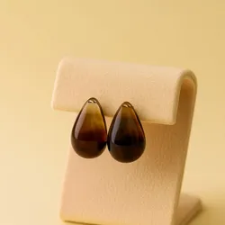 gotas de cuarzo café 