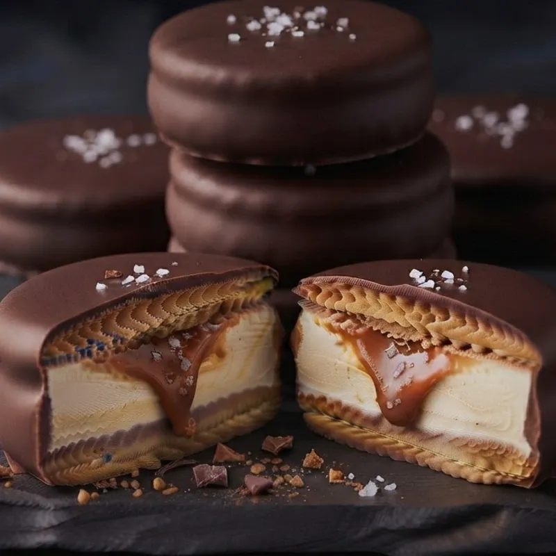 Salted (Helado de Vainilla, Galleta, Cobertura de Chocolate Amargo, Toque de Sal)