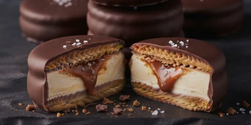 Salted (Helado de Vainilla, Galleta, Cobertura de Chocolate Amargo, Toque de Sal)