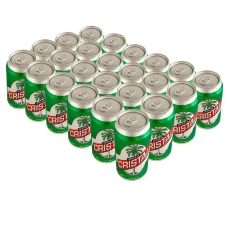 Caja de cerveza cristal de lata 24 unidades