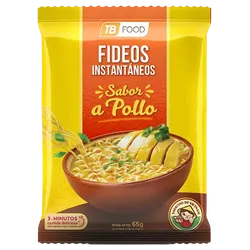 Fideos instantáneos de pollo