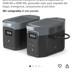 Estación eléctrica portátil ECOFLOW DELTA 2