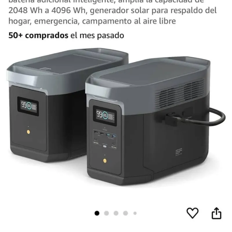 Estación eléctrica portátil ECOFLOW DELTA 2