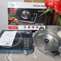 Fogón infrarrojos con cazuela