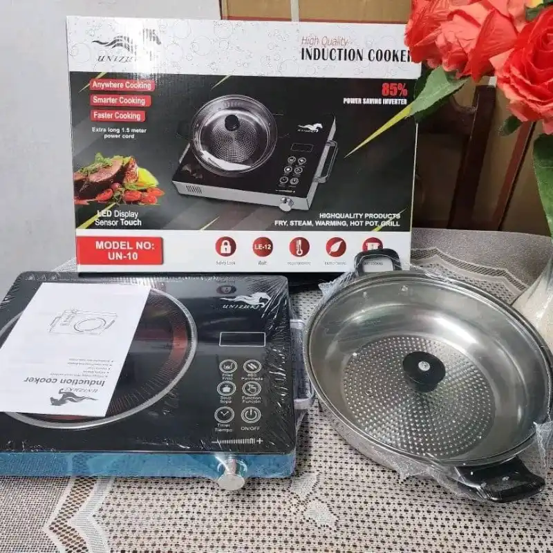 Fogón infrarrojos con cazuela