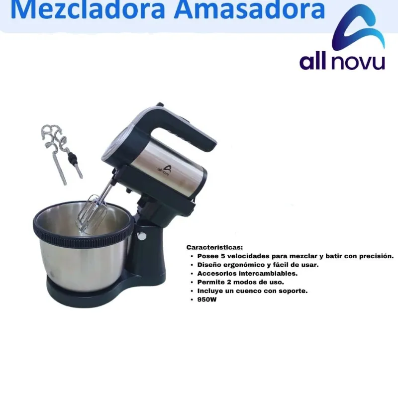 Mezcladora Amasadora AllNovu 