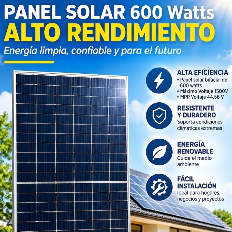 Estación de energía portable 2232Wh + Panel de 600W