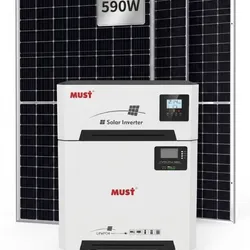 Kit de Estación Solar Must con paneles solares