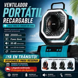 Prereserva para Ventiladores Recargables