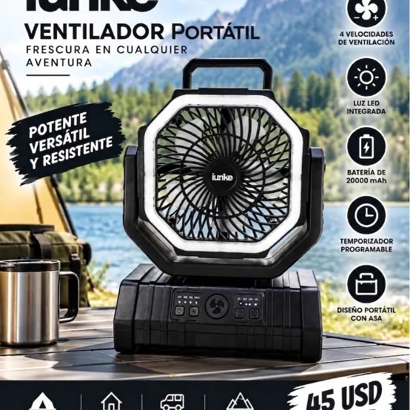Ventilador Recargable