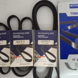 Correas de distribución, alternador y del aire acondicionado