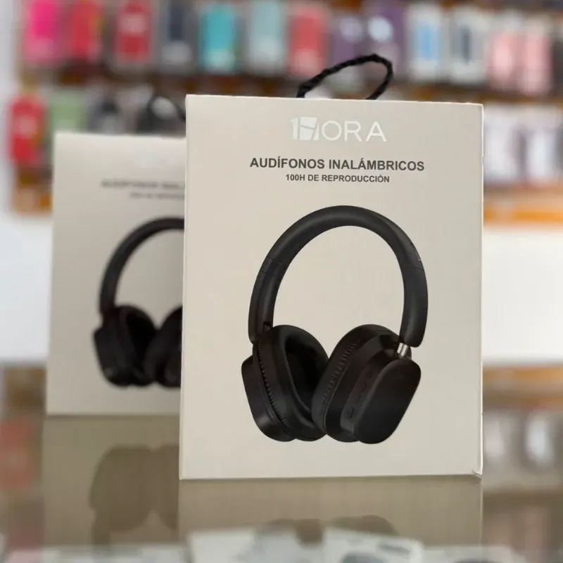 Audífonos de Cascos 1Hora. Nuevos en caja