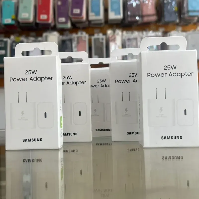 Cargadores Samsung de 25w (100% Originales) Sellados en caja