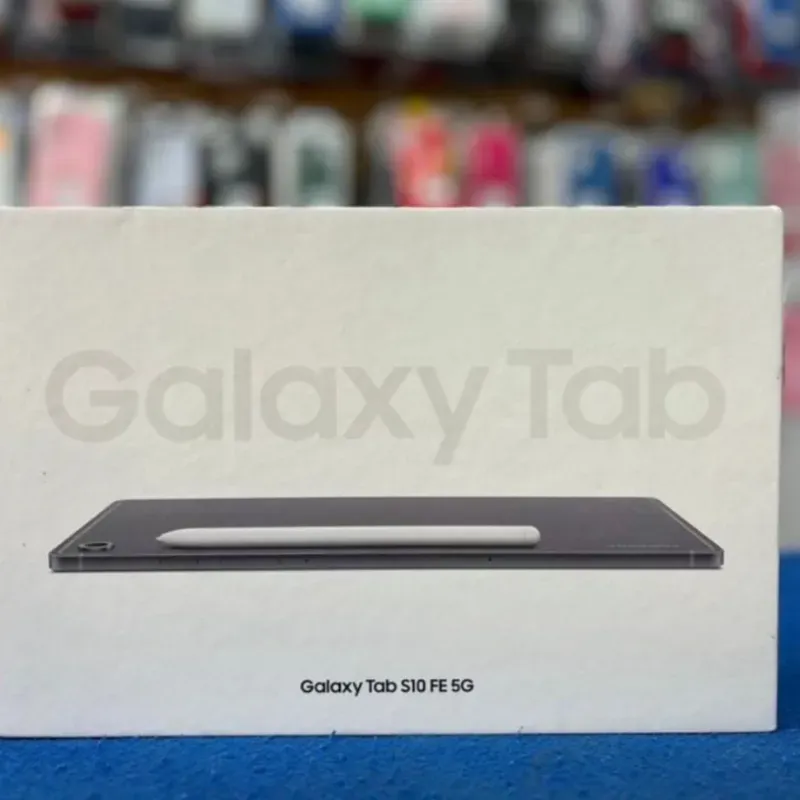 Galaxy Tab S10 FE 5G de 8 GB RAM con 128 GB. Nuevo en caja. Incluye S-Pen. Tiene para tarjeta SIM