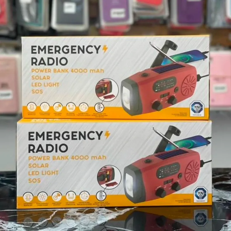 Radio para emergencia. Nuevos en caja