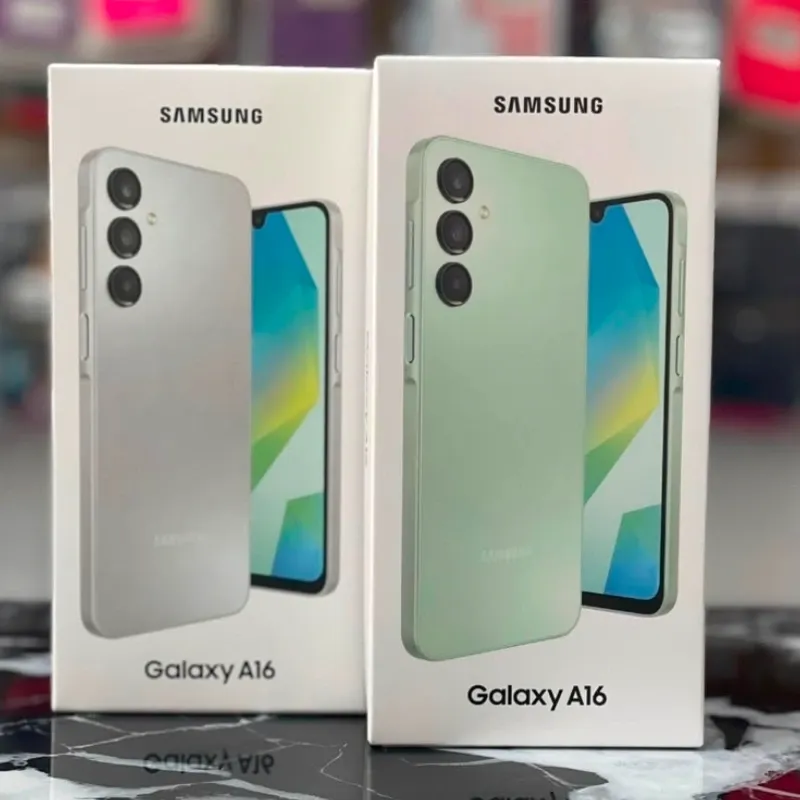 Samsung A16 de 4 GB RAM con 128 GB. Nuevo en caja. Cargador de regalo