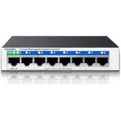 Swicth de 8 puertos a Gigabit gestionable