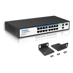 Swicth poe 16 puertos 100mb + 2 a Gb + 1 sfp