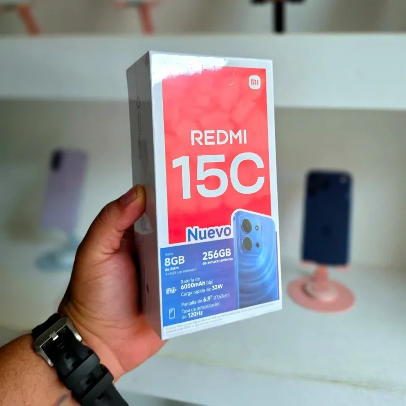 Xiaomi Redmi 15C de 4 GB RAM con 256 GB. Sellado en caja
