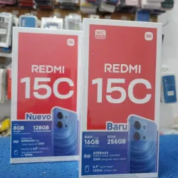 Xiaomi Redmi 15C (Dual-Sim) de 8 GB RAM con 256 GB. Nuevo en caja