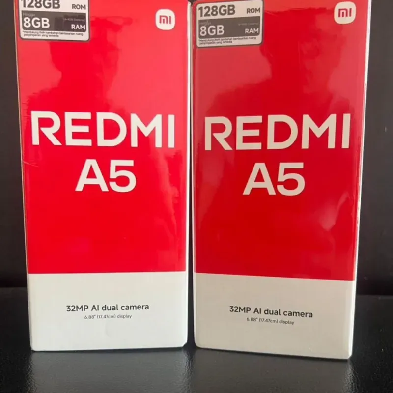 Xiaomi Redmi A5 (Dual-Sim) de 4 GB RAM con 128 GB. Sellado en caja. Mica de cristal de regalo