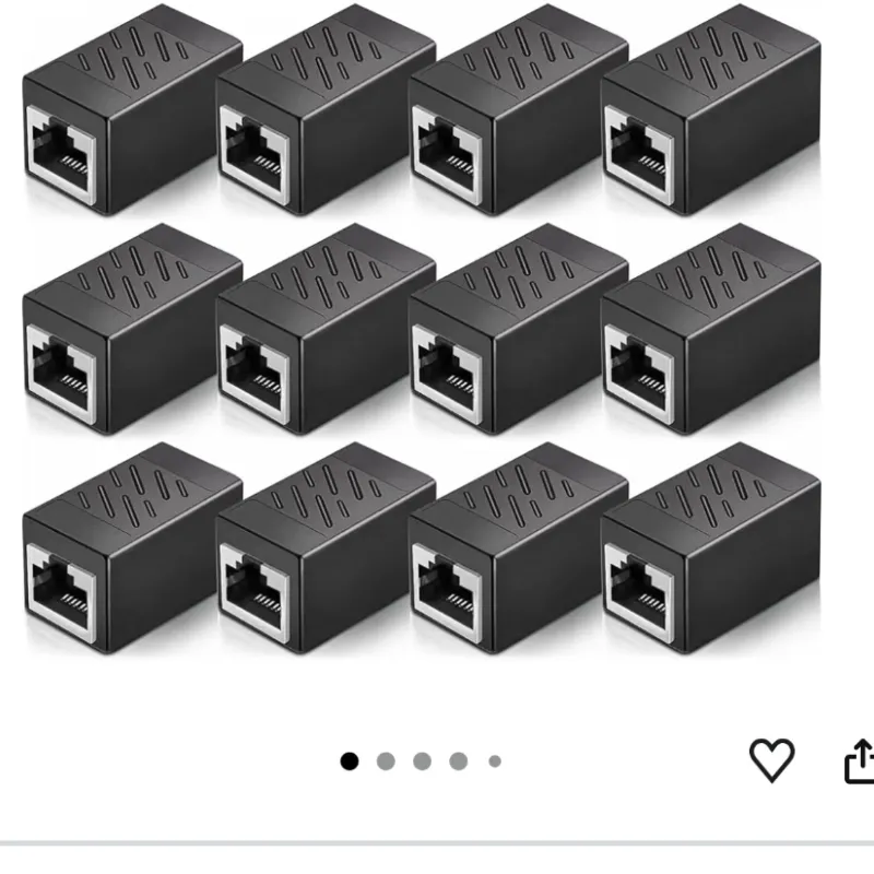 Acopladores RJ45 hembra a hembra