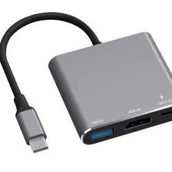 Adaptador AV multipuerto con salida HDTV 4K,