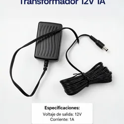 Adaptador de Corriente 12V 1A – Transformador