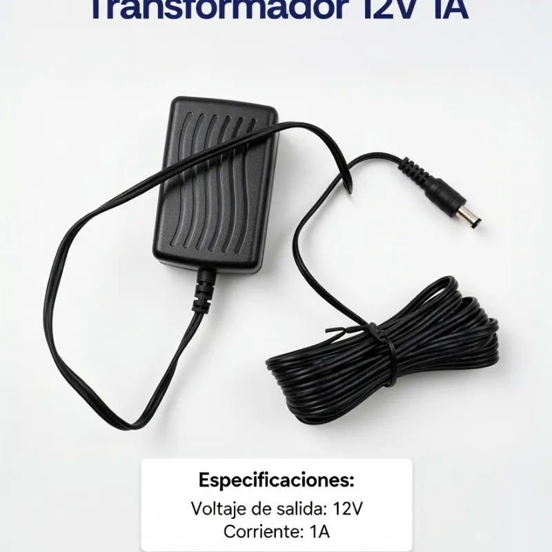 Adaptador de Corriente 12V 1A – Transformador