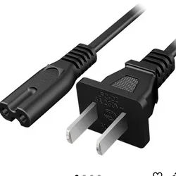 Cable de alimentación CA de 2 clavijas C8