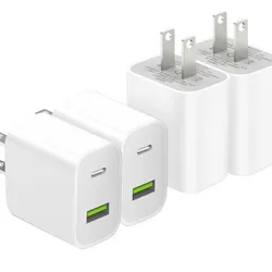 Cargador usb c de carga rápida 20w