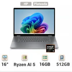 HP OMNIBOOK X FLIP 16"táctil AMD Ryzen Al 5 340 16GB RAM 512GB
