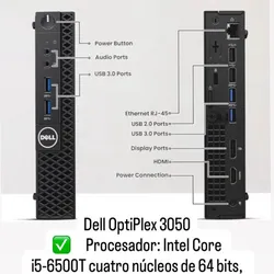 Mini PC Dell core i5 16gb RAM 256 gb disco sólido